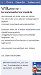 Mobile Screenshot of buecher-zur-musik.de